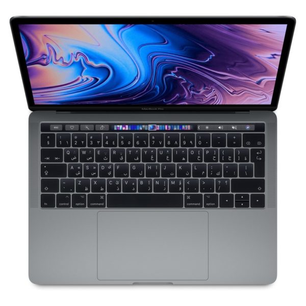 Apple MacBook Pro 13 with Touch Bar (2019) - Core i5 2.4GHz 8GB 256GB Shared 13.3inch Space Grey Arabic Apple MacBook Pro 13 with Touch Bar (2019) - Core i5 2.4GHz 8GB 256GB Shared 13.3inch Space Grey Arabic