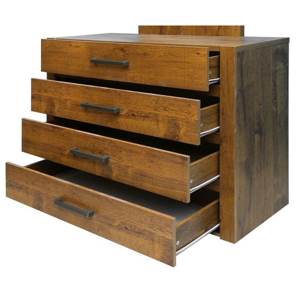 Pan Emirates Boomerang Kids Dresser With Mirror Pan Emirates Boomerang Kids Dresser With Mirror