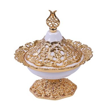 Pan Emirates Estella Dry Fruit Pot S 16X16X17cm Gold Pan Emirates Estella Dry Fruit Pot S 16X16X17cm Gold
