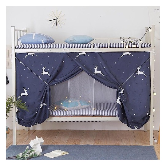 Single Bed Size 1pc Lower Deck Curtain Deer Design