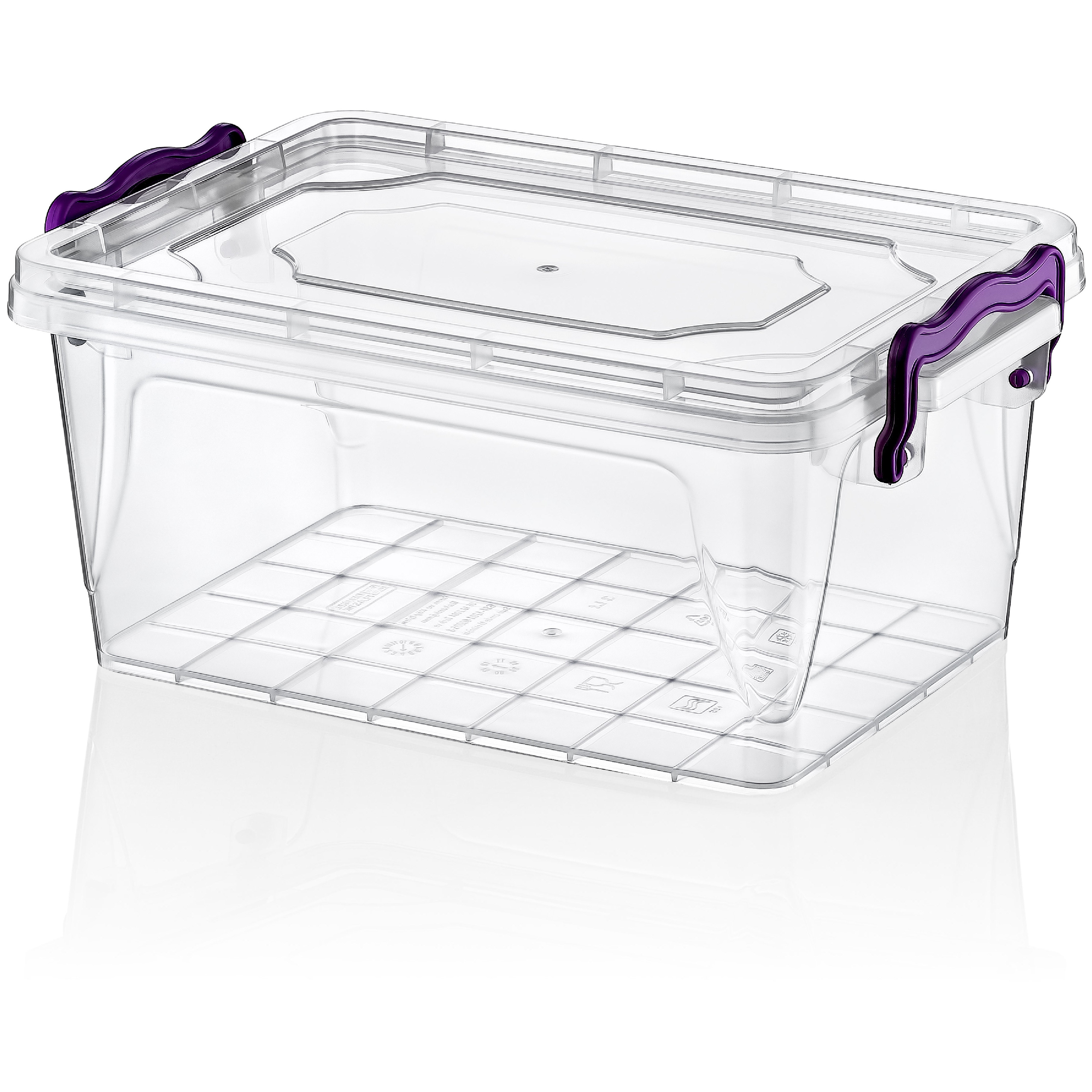 Rectangular Storage Box 8 Litre Transperent