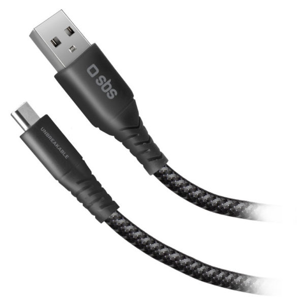 Buy Sbs Type C 2 0 Cable Unbreakable 1m Black Price Specifications Features Sharaf Dg
