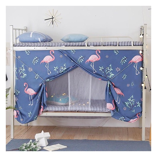 Single Bed Size 1pc Lower Deck Curtain Tropical Design