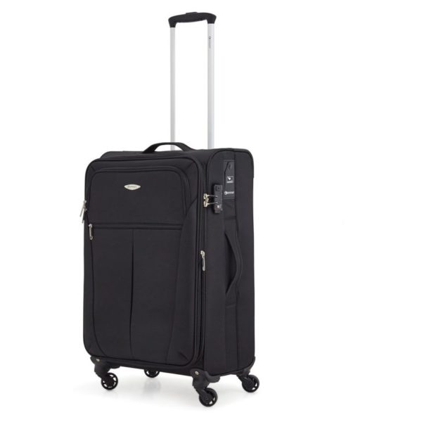 Eminent S014020BLK Nylon Spinner Luggage Trolley Case Black 20" Eminent S014020BLK Nylon Spinner Luggage Trolley Case Black 20"