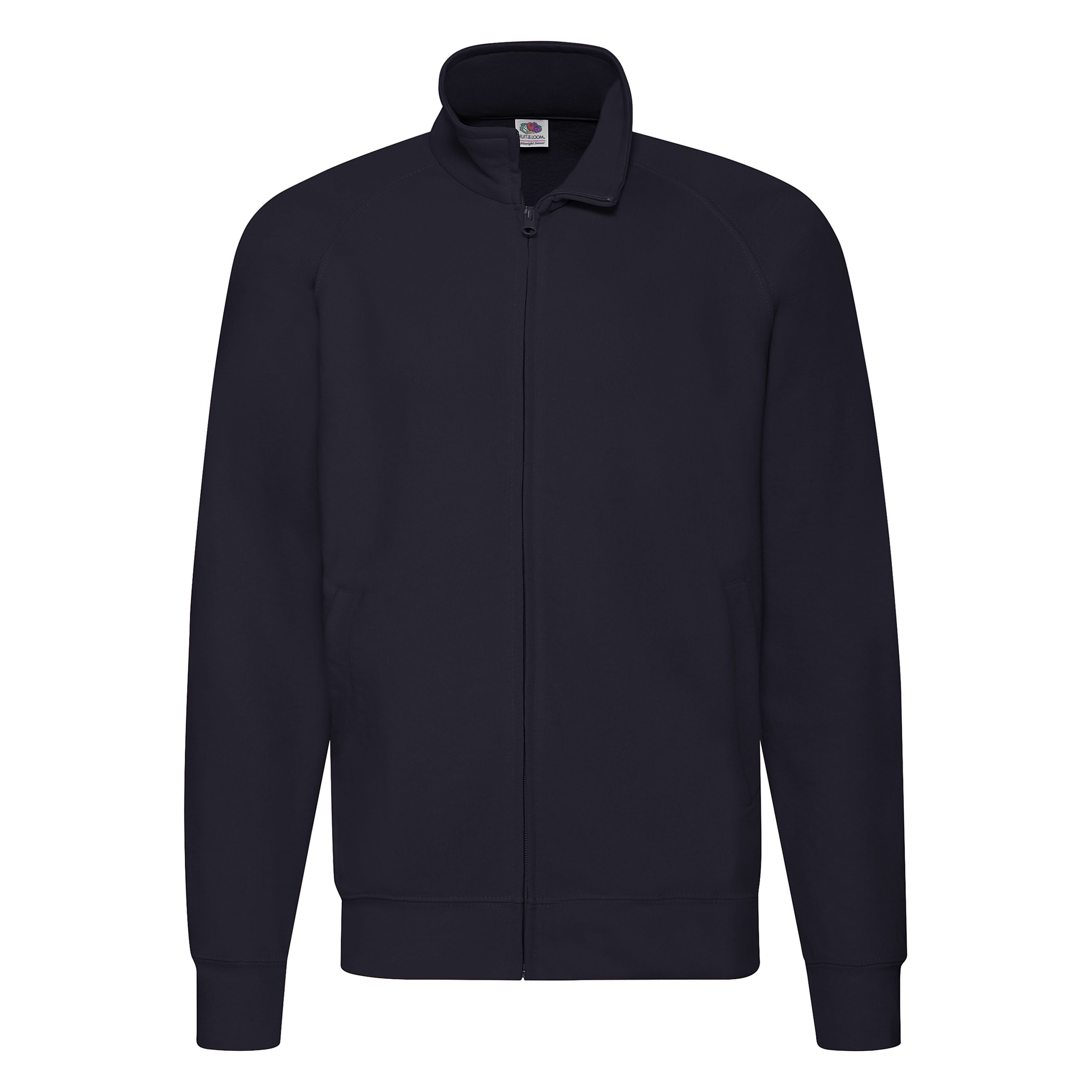 Fruit Of The Loom Lightweight Sweat Jacket Deep Navy Large