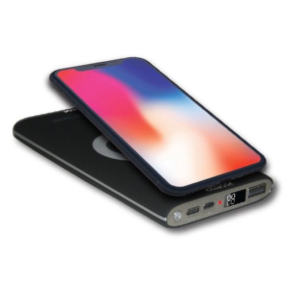 Eklasse Wireless Power Bank 10000mAh/2A - Black Eklasse Wireless Power Bank 10000mAh/2A - Black