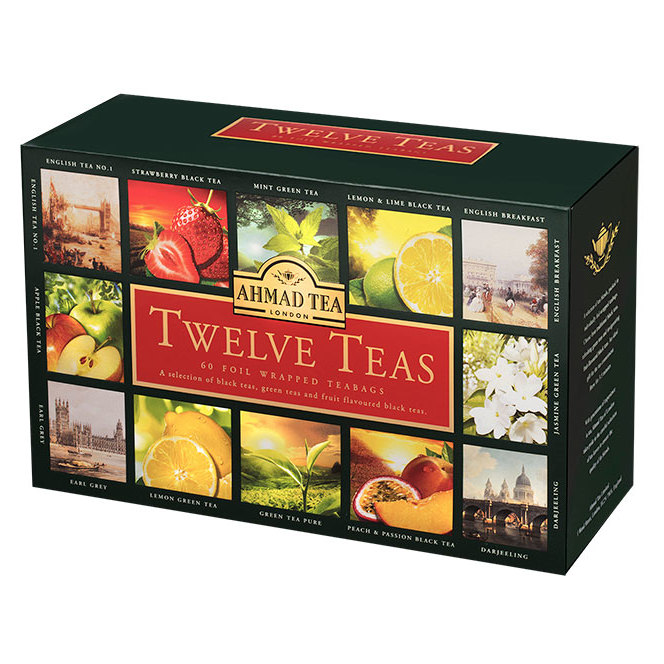 Ahmad Tea Twleve Tea’S Enveloped Tea Bags 60X2gm