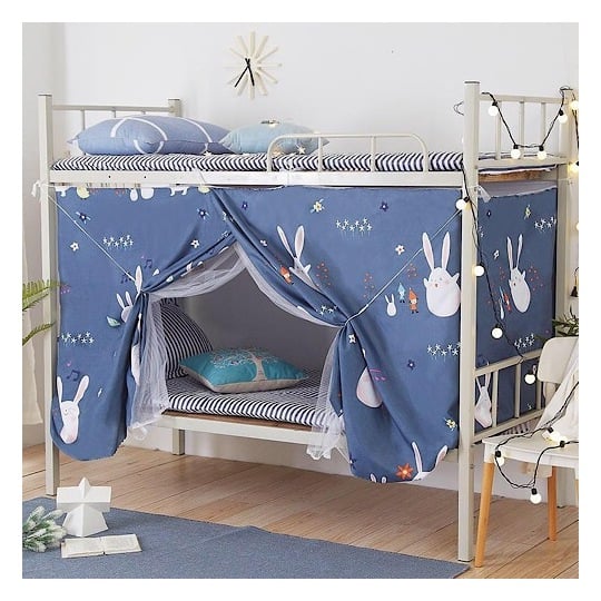 Single Bed Size 1pc Lower Deck Curtain Bunny Design