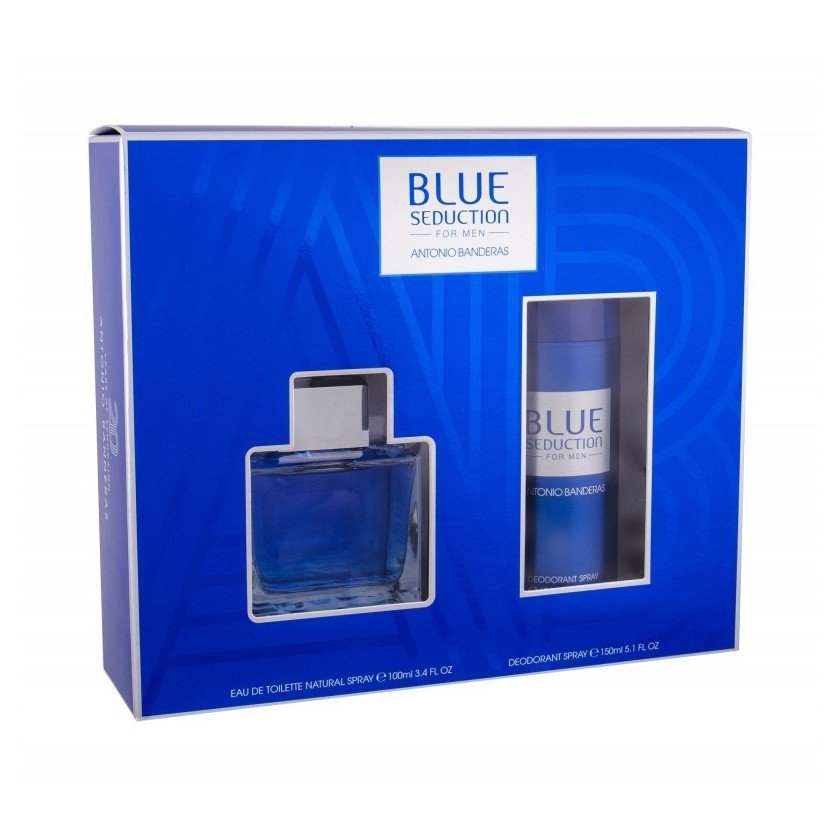 Antonio Banderas Blue Seduction 100ml+150ml Deo Gift Set Men