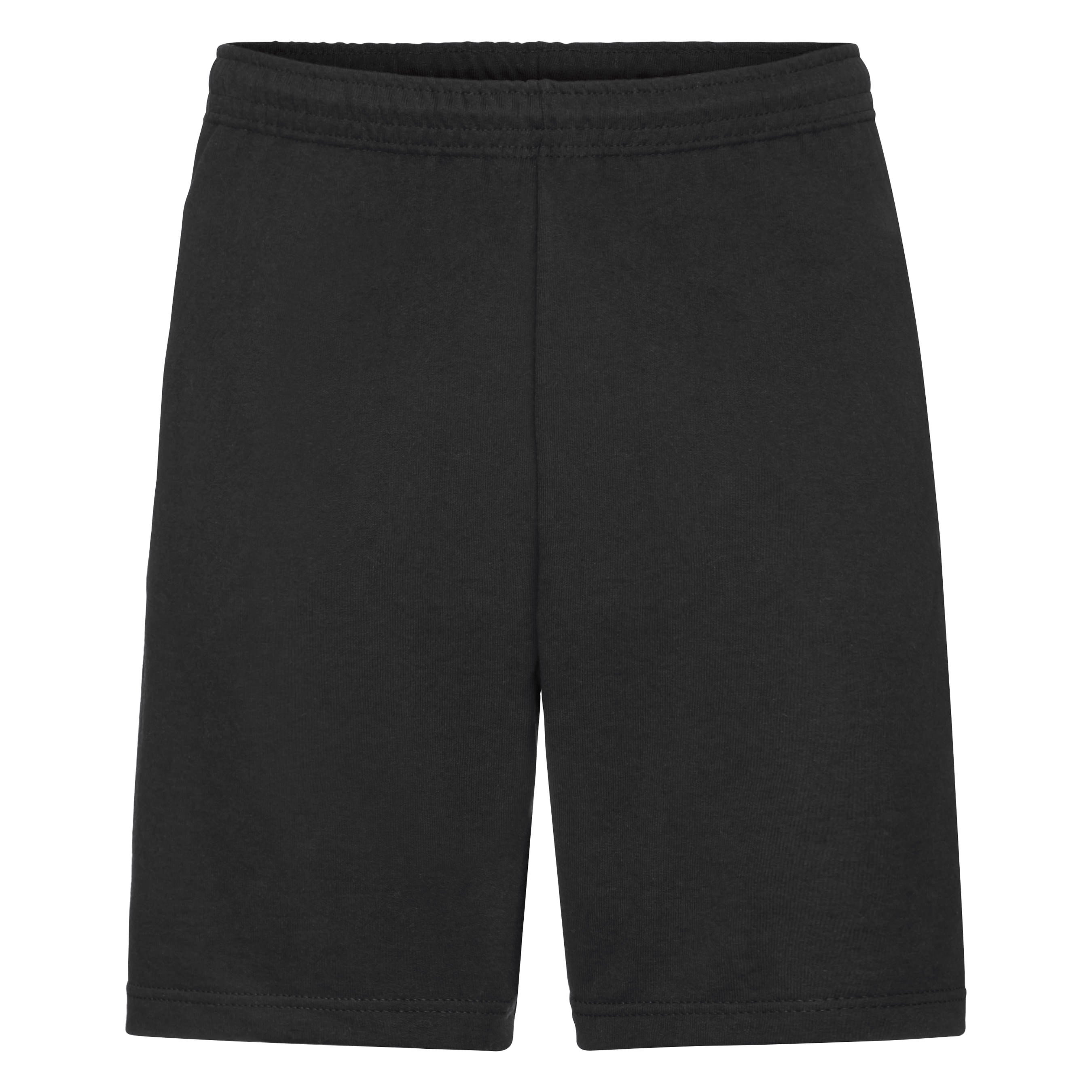 Fruit Of The Loom Lightweight Shorts Black Large