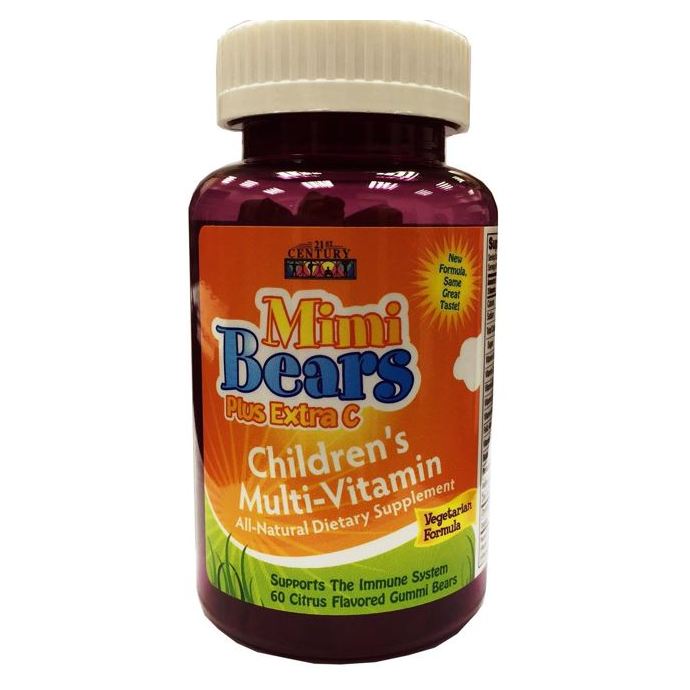 21st Century Mimi Bears Plus Extra C Chew 60’S
