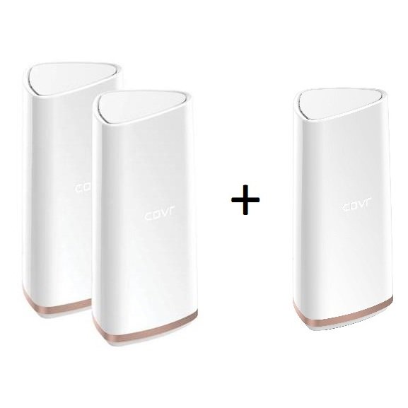 Dlink COVR2202 AC2200 TriBand 2pk + COVR2200 AC2200 TriBand Mesh Router Dlink COVR2202 AC2200 TriBand 2pk + COVR2200 AC2200 TriBand Mesh Router