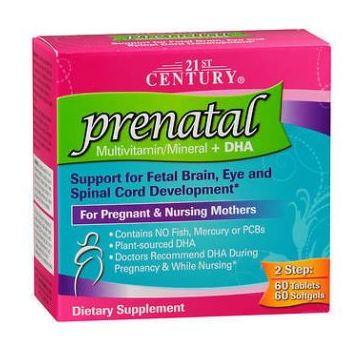 21st Century Prenatal Multi Vitamins + Dha 60’S