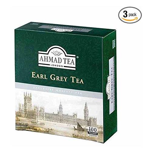 Ahmad Tea Earl Grey Tagged Tea Bags 100gm