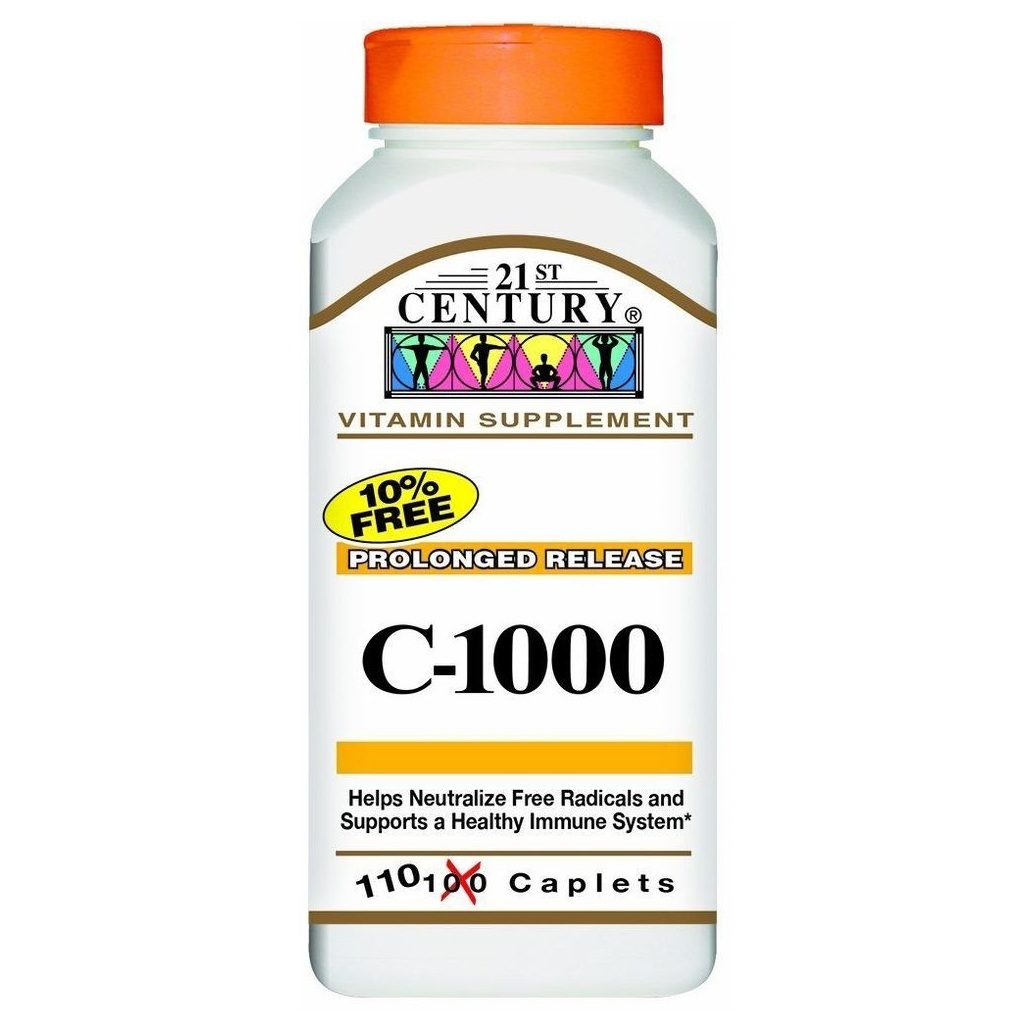 21st Century C 1000Mg Prolong Release Caplets 110’S