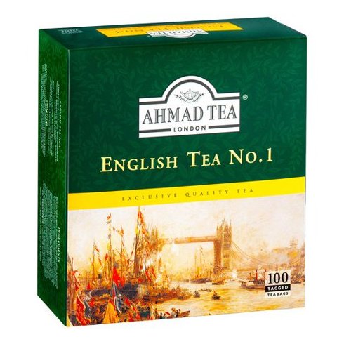 Ahmad Tea English Tea No.1 Tagged Tea Bags 100gm