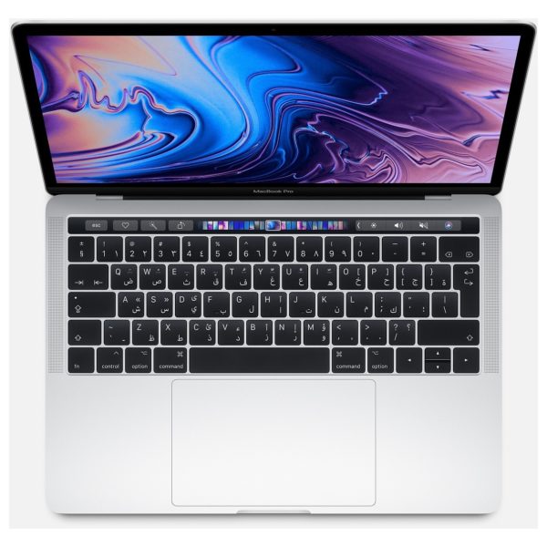 MacBook Pro 13-inch with Touch Bar and Touch ID (2019) - Core i5 2.4GHz 8GB 256GB Shared Silver English/Arabic Keyboard MacBook Pro 13-inch with Touch Bar and Touch ID (2019) - Core i5 2.4GHz 8GB 256GB Shared Silver English/Arabic Keyboard