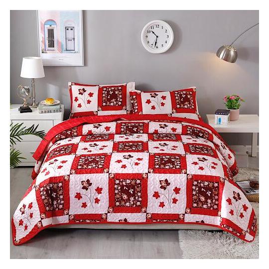Deals For Less King Size Summer Blanket Red Leaves Design