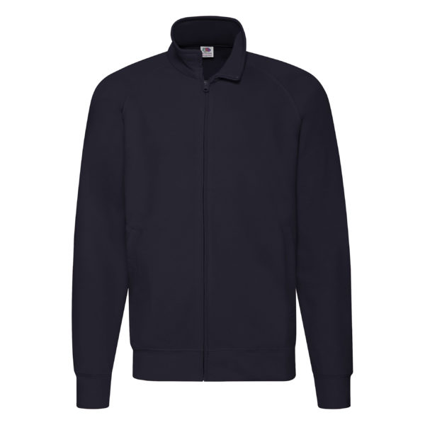 Buy Fruit Of The Loom Lightweight Sweat Jacket Deep Navy Small – Price ...