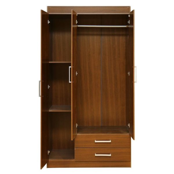 Pan Emirates Formia 3 Door Wardrobe With 2 Drawers Pan Emirates Formia 3 Door Wardrobe With 2 Drawers