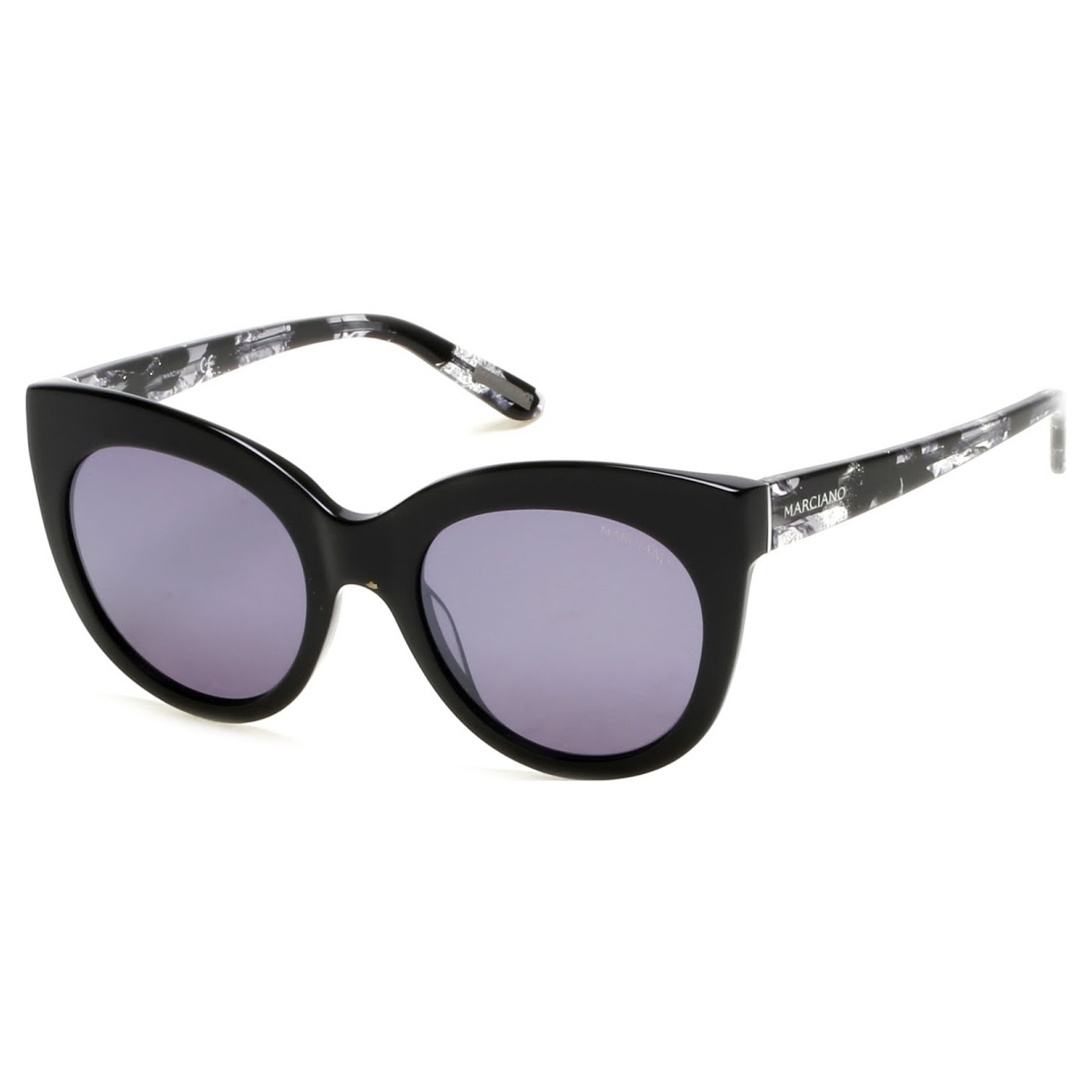 Marciano GM076001C54 Ladies Sunglass Shiny Black Plastic Frame