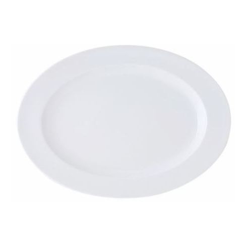 Ariane Brasserie Oval Plate White 22x16cm