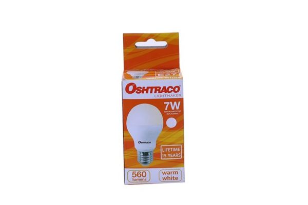 Pan Emirates Oshtraco 7W E27 Warm White Led Bulb Pan Emirates Oshtraco 7W E27 Warm White Led Bulb