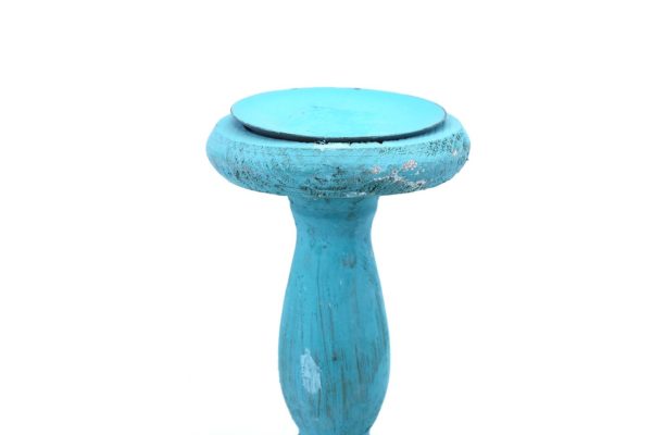 Pan Emirates Iekika Wooden Candle Holder Green Pan Emirates Iekika Wooden Candle Holder Green