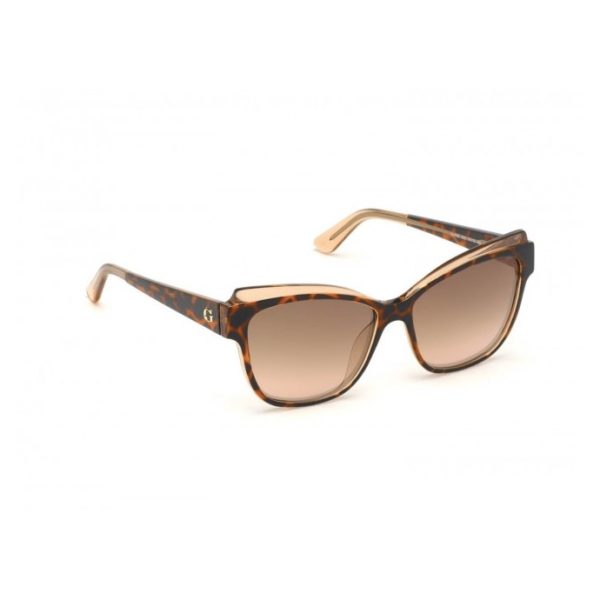 Guess GU7592-52G-57 Women's Sunglass Dark Havana/Brown Mirror Guess GU7592-52G-57 Women's Sunglass Dark Havana/Brown Mirror