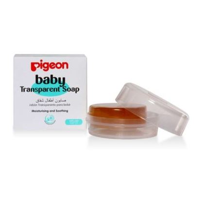 pigeon baby transparent soap