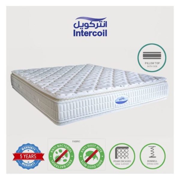Buy Intercoil Lux Pillow Top Mattress 180x200x26cm Price