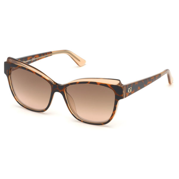 Guess GU7592-52G-57 Women's Sunglass Dark Havana/Brown Mirror Guess GU7592-52G-57 Women's Sunglass Dark Havana/Brown Mirror