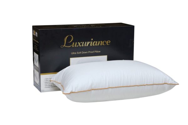 Luxuriance Down Proof Single Cord Pillow 240TC White Luxuriance Down Proof Single Cord Pillow 240TC White