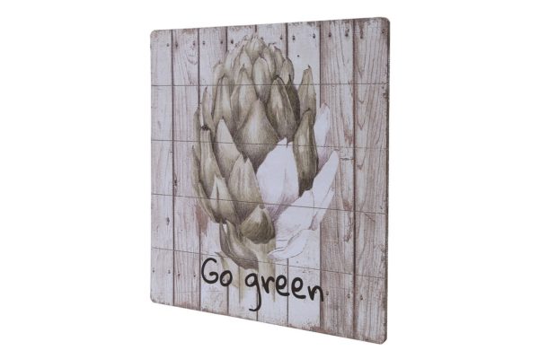 Pan Emirates Go Green Wall Art 50x2.5x50cm Multi Color Pan Emirates Go Green Wall Art 50x2.5x50cm Multi Color