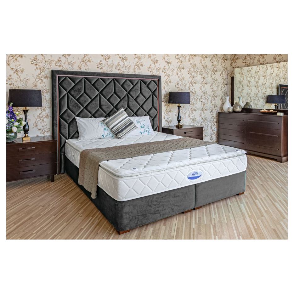 Intercoil LUX200X200X24 Bonnell Spring Mattress 24cm Height Pillow Top