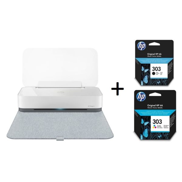 Buy HP Tango X Smart Home Inkjet Printer 3DP65B + HP 303 Ink Cartridge