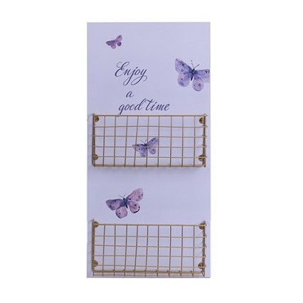 Pan Emirates Jardin Butterfly Print Wall Deco With Holder Pan Emirates Jardin Butterfly Print Wall Deco With Holder
