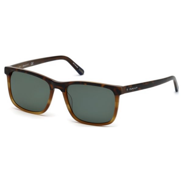 Gant GA-7105-53R-56 Men's Sunglass Blonde Havana/Green Plastic Gant GA-7105-53R-56 Men's Sunglass Blonde Havana/Green Plastic