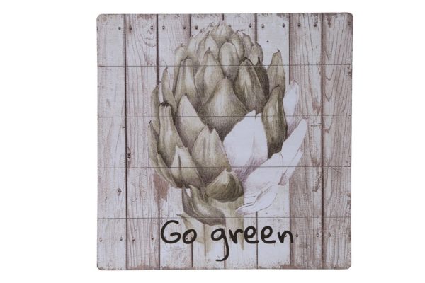 Pan Emirates Go Green Wall Art 50x2.5x50cm Multi Color Pan Emirates Go Green Wall Art 50x2.5x50cm Multi Color