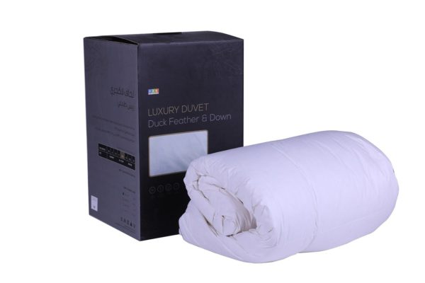 Buy Luxury Duck Feather And Down Duvet 160x200cm White Price