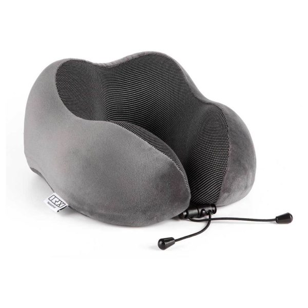 Buy Trx Comfort Travel Pillow With Memory Foam Grey Price