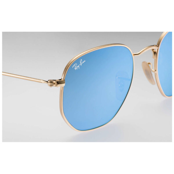 RayBan Full Rimmed Hexagon Gold Unisex Sunglasses RayBan Full Rimmed Hexagon Gold Unisex Sunglasses