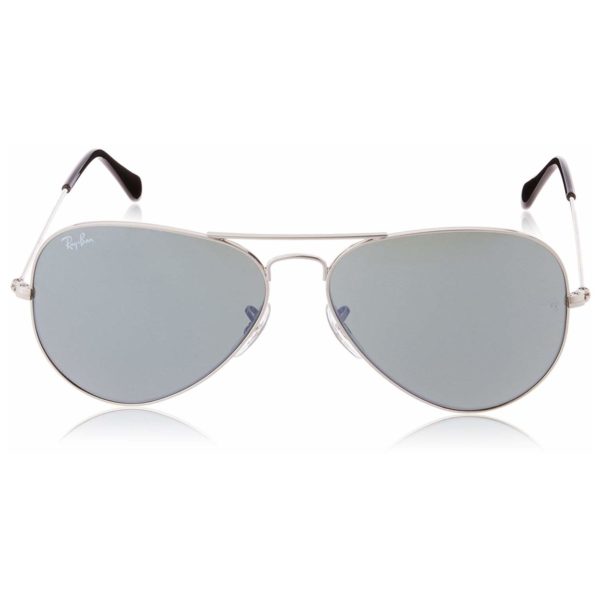 RayBan RB3025-W3277-58 Aviator Silver Unisex Sunglasses RayBan RB3025-W3277-58 Aviator Silver Unisex Sunglasses