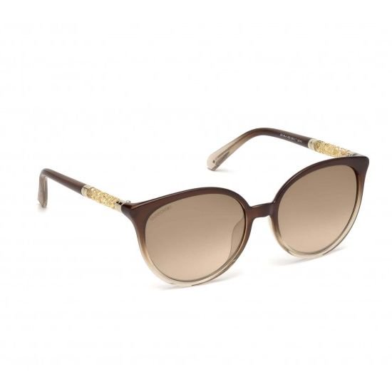 Swarovski SK0149H-48G-56 Women's Sunglasses Shiny Dark Brown/Brown Mirror Swarovski SK0149H-48G-56 Women's Sunglasses Shiny Dark Brown/Brown Mirror