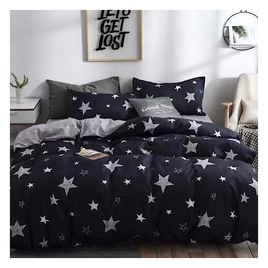 Buy 6pcs Bedding Set Star Design Queen Size Multicolour – Price ...