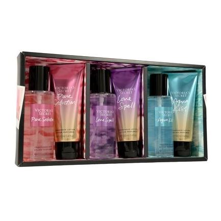Victorias Secret 6pc Mist + Body Lotion Women Gift Set Victorias Secret 6pc Mist + Body Lotion Women Gift Set