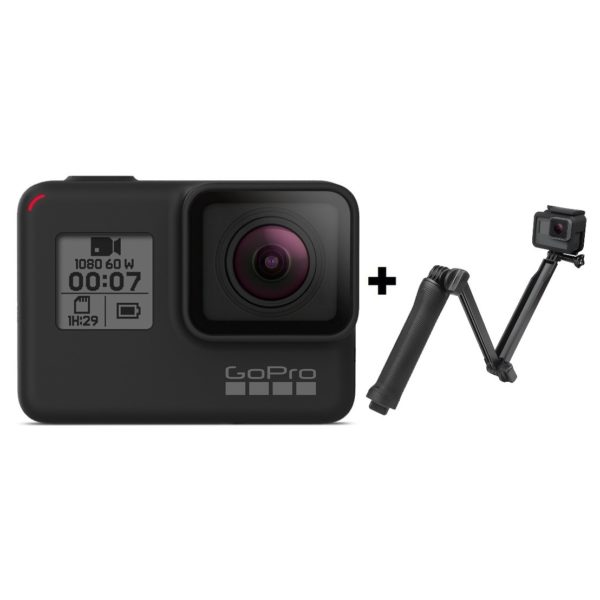 GoPro Hero 7 Action Camera Black + 3WAY Bundle GoPro Hero 7 Action Camera Black + 3WAY Bundle