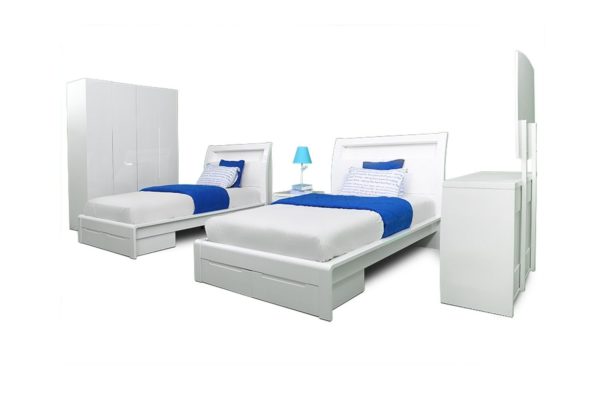 Buy Pan Emirates Vanissa 5pc Kids Bedroom Set Twin Beds Price