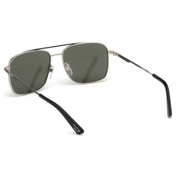 Diesel DL029505N55 Sunglasses Black/ Green Metal For Men Diesel DL029505N55 Sunglasses Black/ Green Metal For Men