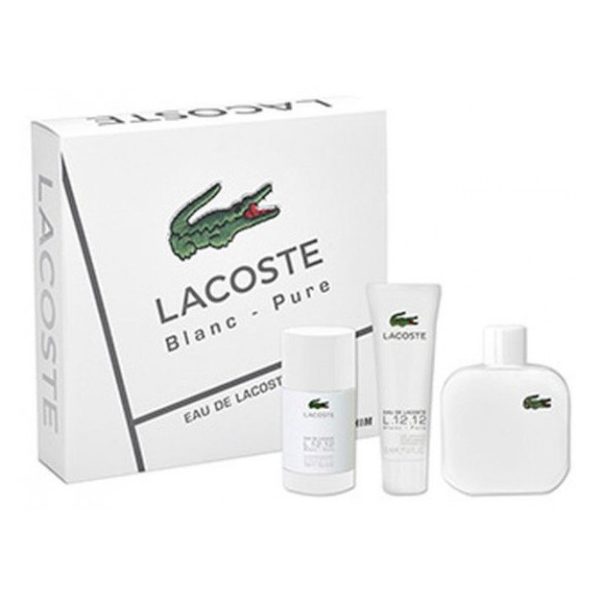 Lacoste Gift Set For Men (Blanc Pure 100ml EDT + Shower Gel 50ml + Deodorant 75ml) Lacoste Gift Set For Men (Blanc Pure 100ml EDT + Shower Gel 50ml + Deodorant 75ml)